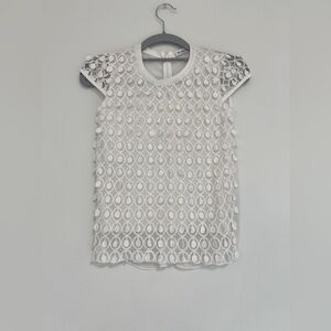 Gaialuna Precious Girls White Cuticles Shift Top
